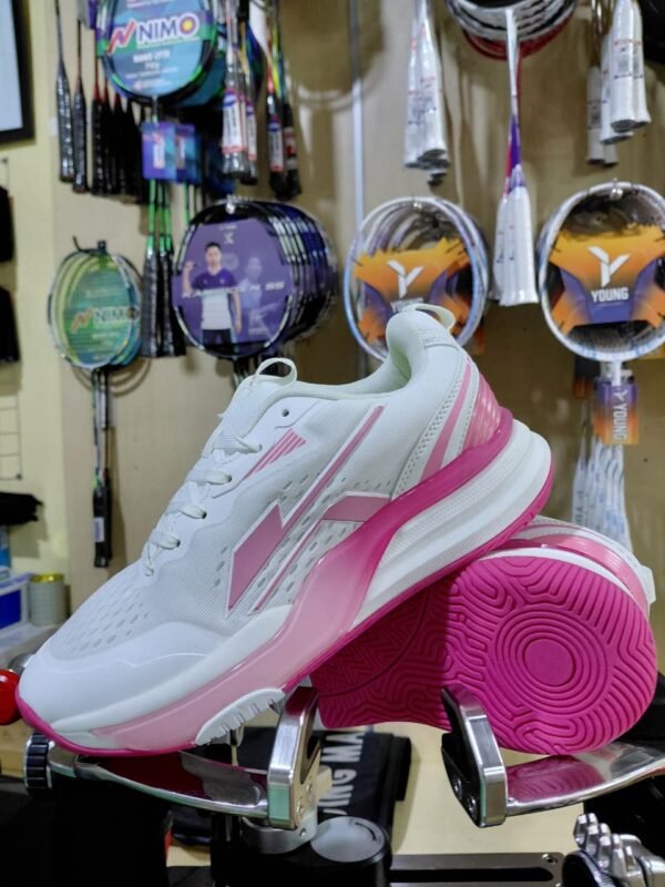 SEPATU KARGE BAWEAN WHITE/PINK - Gambar 4