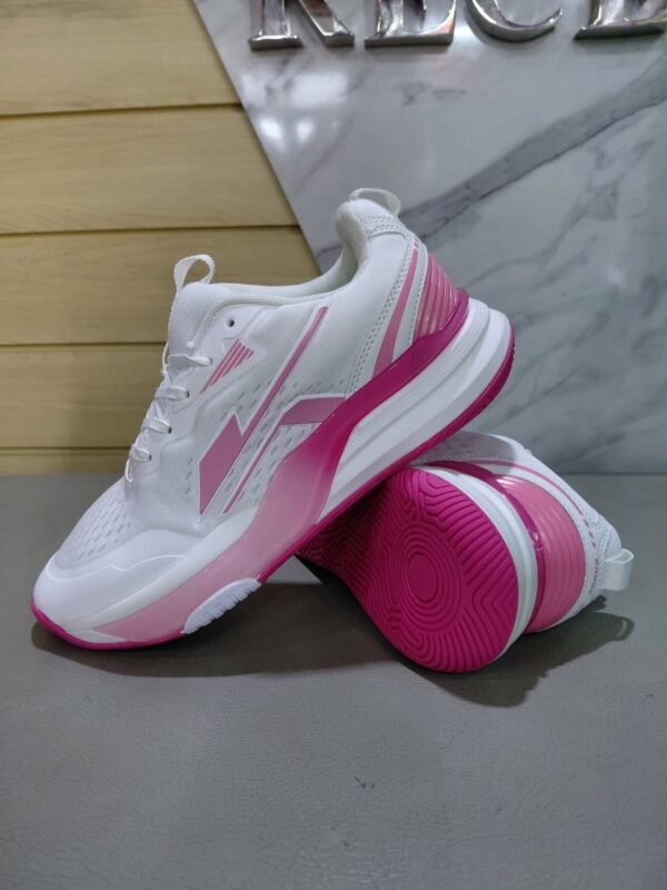 SEPATU KARGE BAWEAN WHITE/PINK - Gambar 3