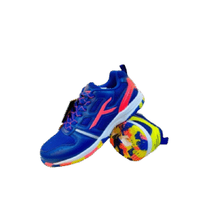 Sepatu Hundred Blast Navy Blue/ Orange/ Lime