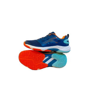 Sepatu Hundred Hypercourt Blue/Orange/White